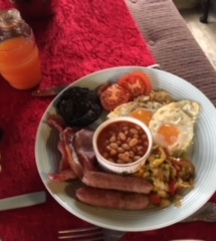 Hearty Yorkshire breakfast